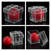 Illusion Magic Clear Ball Through Box Gimmick Props Magic Tricks Ball Penetrate Box  Close Up