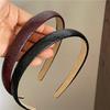 2pc Good Quality PU Headband Minimalist and Versatile Advanced Hair Bands Women Girls Hair Accessories
