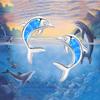 Opal Dolphin Earrings - Cute Girl's Trendy Jewelry
