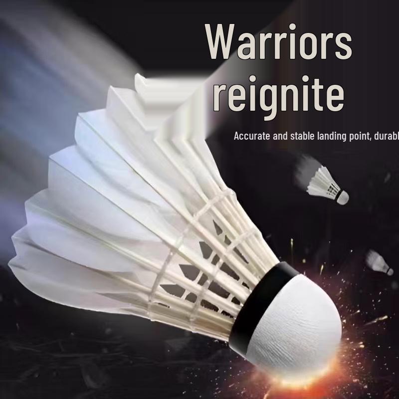 

Maple Yi Goose Feather Badminton Shuttlecocks 12-Pack