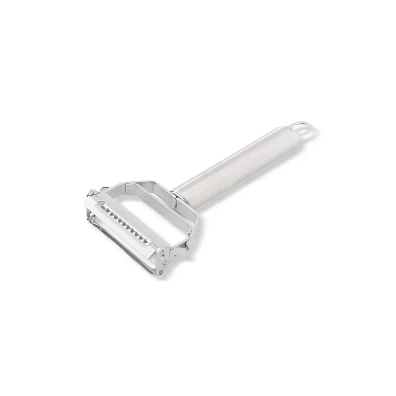Multipurpose Stainless Steel Peeler Vegetable Potato Shredder Portable Outdoor Camping Picnic Barbecue Food Grade Durable Tool