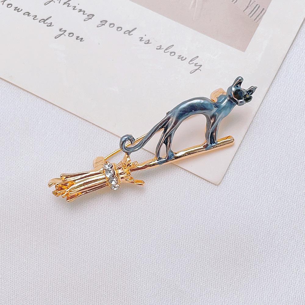 

Ретро Брошь Котенок - Европейская и Американская Серия Животных Модный Аксессуар