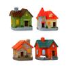 Decor Resin Ornament Miniature Fairy Garden House Villa Miniature Landscape Bonsai Decor Outdoor DIY Dolls House Decoration
