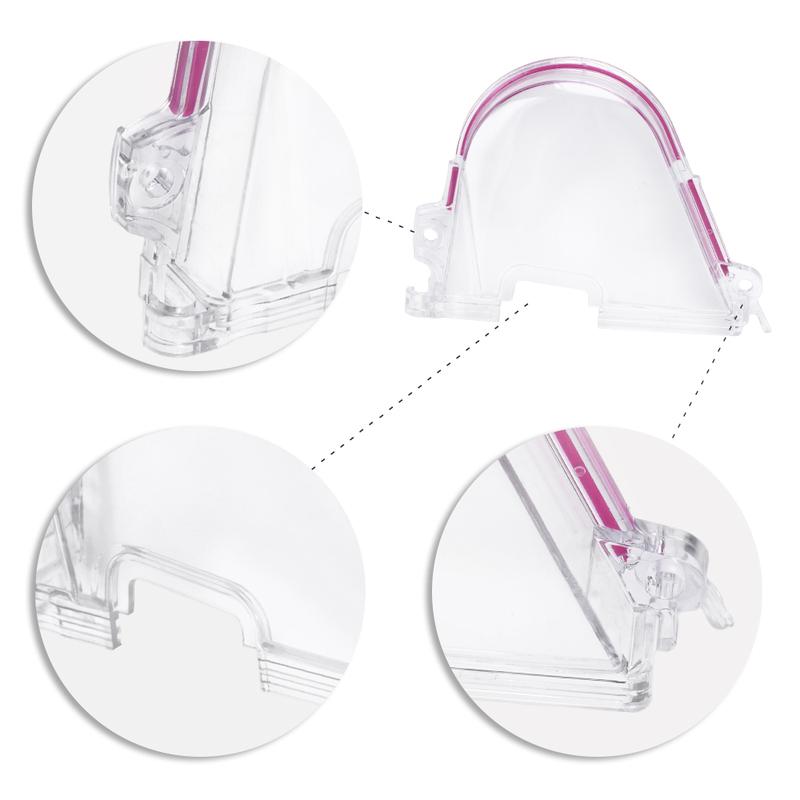 Clear Cam Gear Cover Timing Belt Cover Turbo Cam Pulley For Honda 96-00 EK With PQY Sticker PQY6337