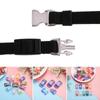 quality 3/8" 10mm Curved Dog Collar Strap Webbing Outdoor Tool Camp Bag Parts Side Release Buckle