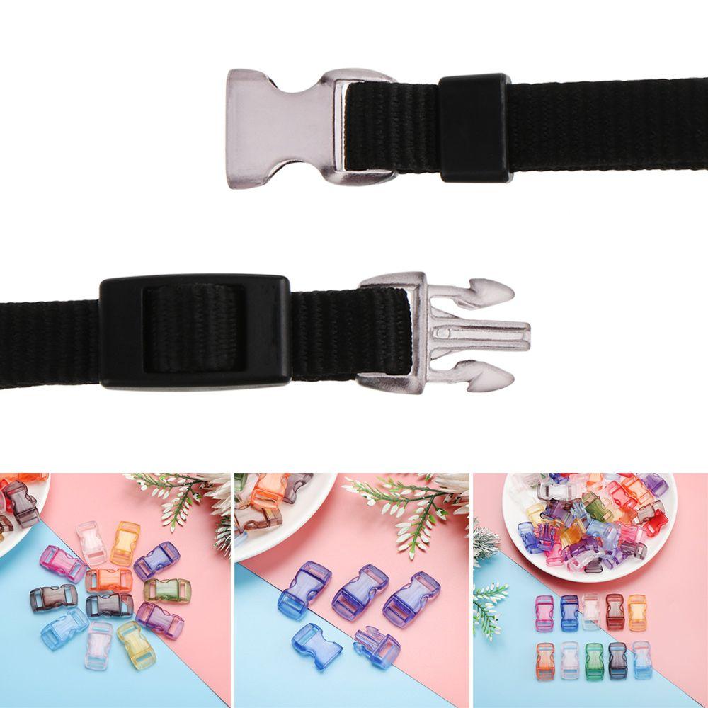 quality 3/8" 10mm Curved Dog Collar Strap Webbing Outdoor Tool Camp Bag Parts Side Release Buckle