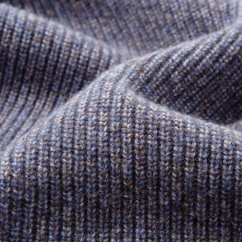 Hodo Men's 100% Merino Wool Heavyweight Crew Neck Sweater