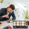 DC 1V 1-digit Digital Clock Kit DIY Welding Practice Kit With Brightness Adjustment for Bedroom Desktop Decoration