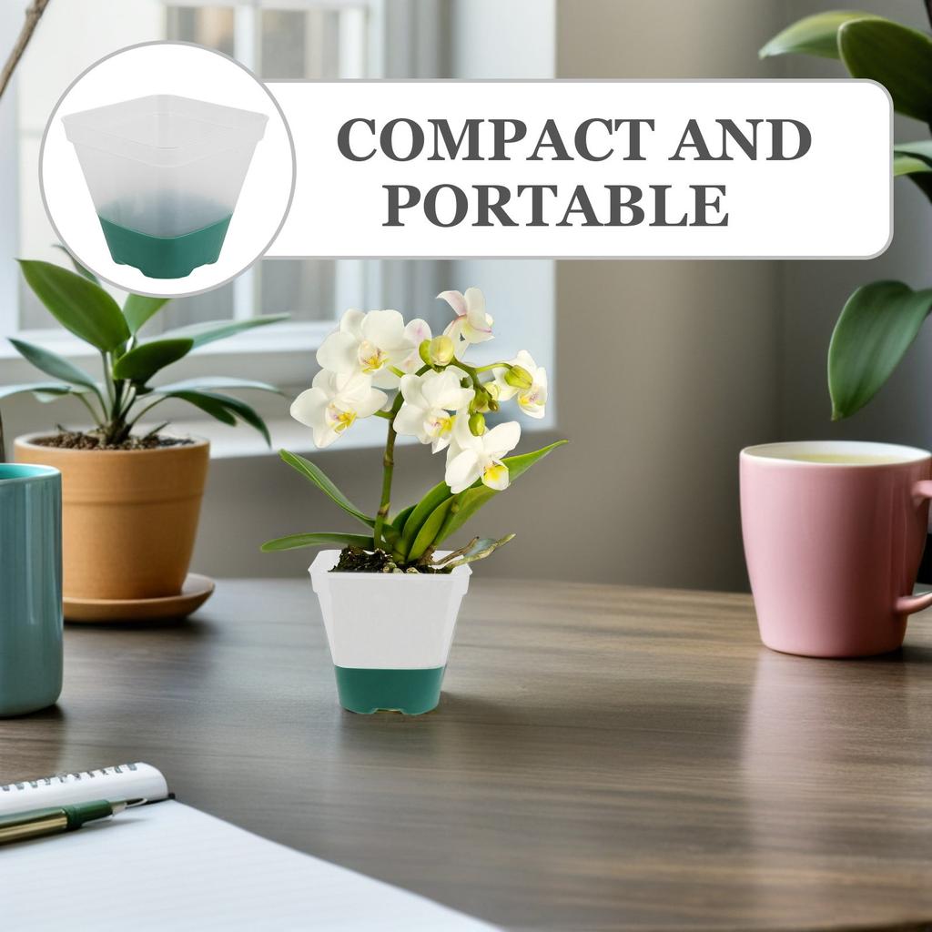 6Sets Nursery Pots for Plants Planter with Humidity Dome Plant Labels with Drainage Holes for Vegetable Propagation Root Cutting