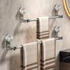 Portable Suction Cup Towel Holder Retractable Rotatable Angle Towel Rod No Drilling Storage Shelf Kitchen Bathroom