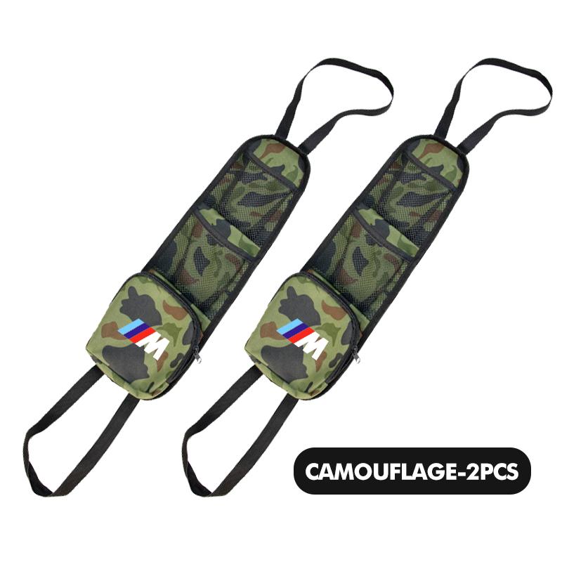 JVVO7 For BMW Car Seat Side Storage Hanging Bag Phone Wallet Card Organizer Bag E93 F10 F20 F30 F40 F15 F25 F26 F31 F49 F86 M3 M5 X3