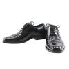 Lace Up Dress Shoes Straight Tip Black Enamel Women Used