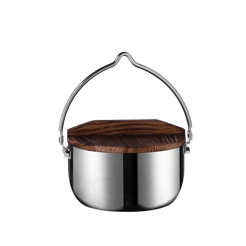 

Wutuo 18cm Outdoor Stainless Steel Hanging Pot