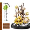 Creative Building Blocks Eternal Flower Bouquet Assembly Blocks Mini Brick Valentine's Day Birthday Gift Kids Toys