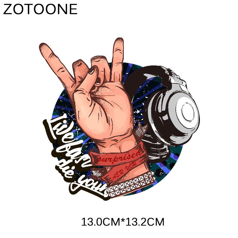 Iron On Transfer For Clothing Patches For Sticker Diy Punk Letter Patch Fusible Textile Vinyl Stripes Appliques C