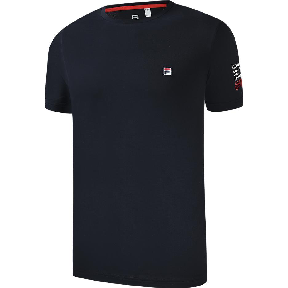 

FILA Ss23 Tennis Sport Crew Neck Short Sleeve T-Shirt Men Tops Dark-Blue A11M323104FNV M