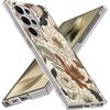 Retro Floral Pattern Case For Samsung Galaxy S26 S25 S24 Ultra S23 S21 FE S22 Plus A53 A54 A34 A15 A25 A35 A55 A26 A36 A56 5G Slim Clear Hard Cover