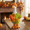 Harvest Theme Autumn Pumpkin Duck Ornament Rustic Style Duck Figurine Animal Sculpture  Patio Decor