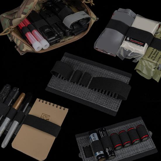 Multi-Purpose Drop Pouch Hanging Board with Elastic Band Outdoor Tactical Hiking Hunting Backpack Holster Pack Hanging Panel Plate
