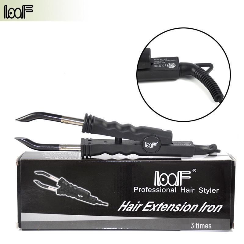 LOOF Nastavitelná teplota Nano Prodlužování vlasů Ploché kleště JR-618