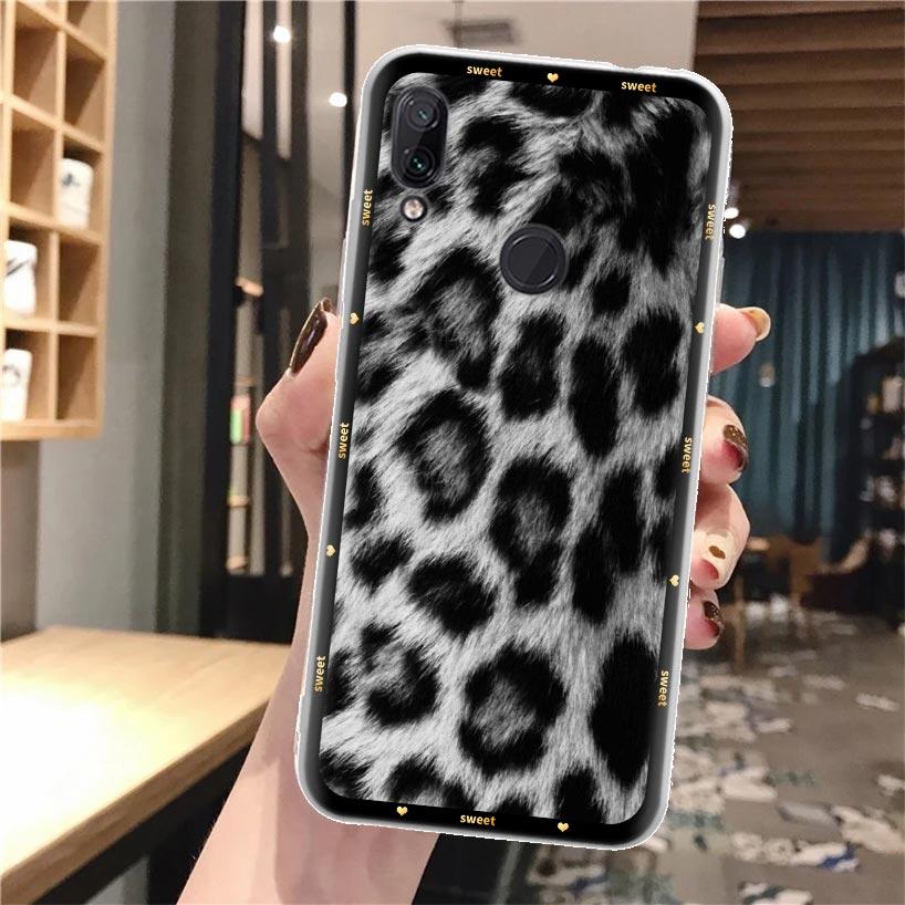 Animal Leopard Print Silicon Phone Case For Xiaomi Redmi Note 10 9S 9 8T 8 Pro 7 5 9T Mi 12T 11T 10T 12 11 Lite 11i A3 Cover