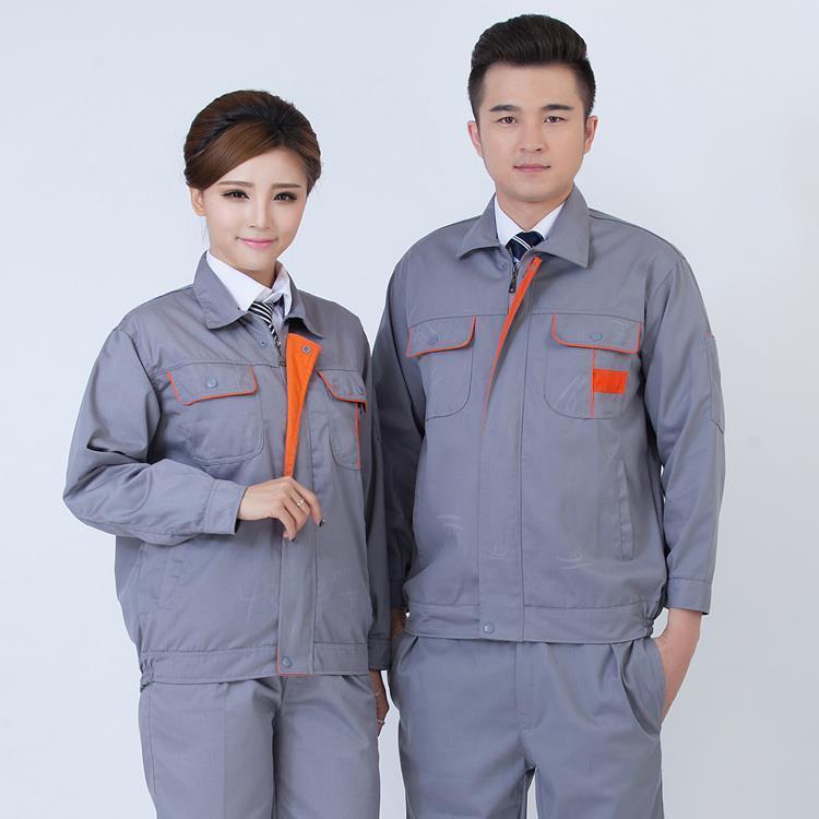 Men's Durable Long Sleeve Workwear Set - Comfortable Anti-Wear Auto Repair Overalls for Spring & Autumn