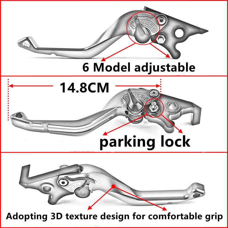 Motorcycle Accessories Parking Handle Clutch Brake Lever With Parking Lock For YAMAHA XMAX 125 250 300 400 XMAX300 2017-2022