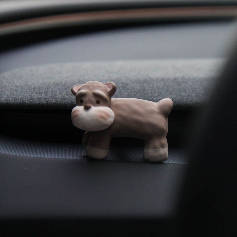Car Air Freshener Vent Decoration Ornament Cute Puppy Sherari High-End Perfume Diffuser Stone Gift