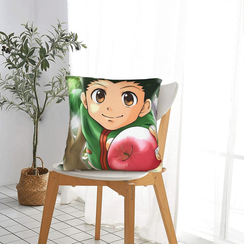 Anime Gon Pillow Case Print Pillow Cover For Office Car Home Decor Funny Pillowcases
