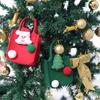 Filz Wiederverwendbare Handtasche Weihnachtsfeier Geschenktasche Apfel Süßigkeit Keks Tragetasche Weihnachtspaket Dekoration Geschenktasche Für Kinderparty
