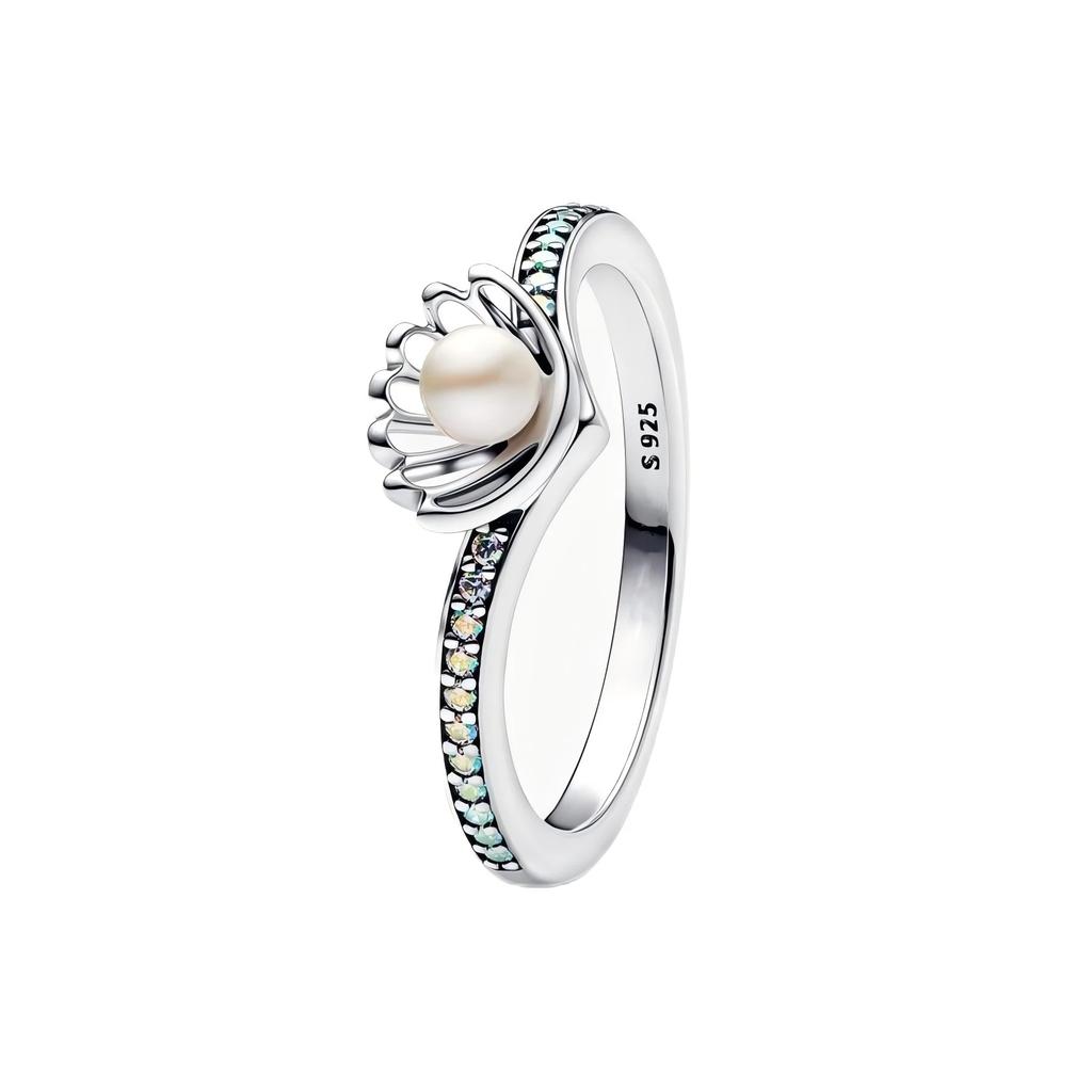 2025 Zircon Inlaid Princess Ring Series Women's Party Jewelry 925 Silver Ring