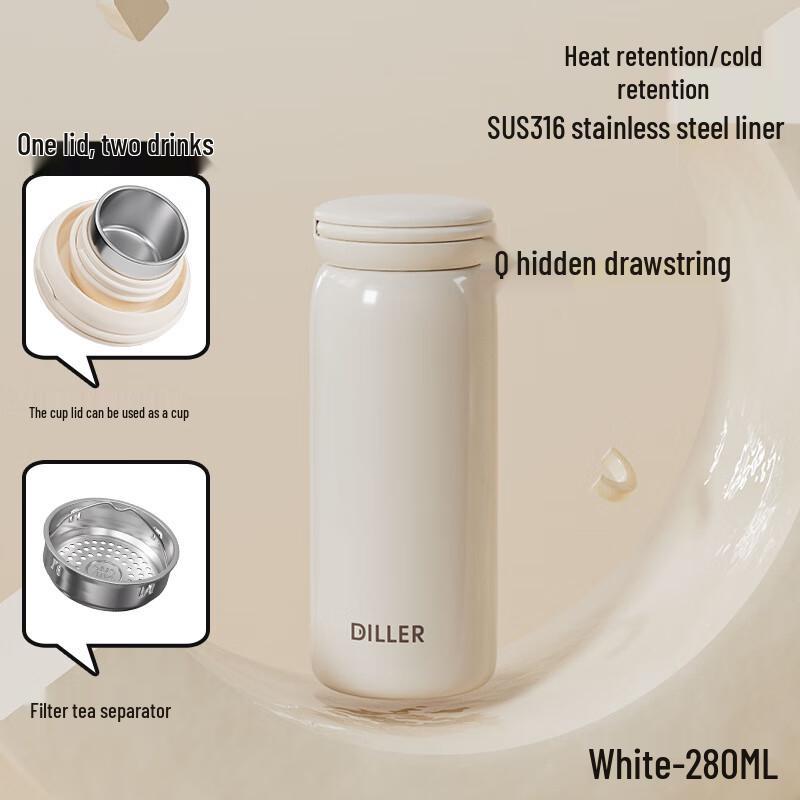 Diller 280ML Portable Coffee Thermos