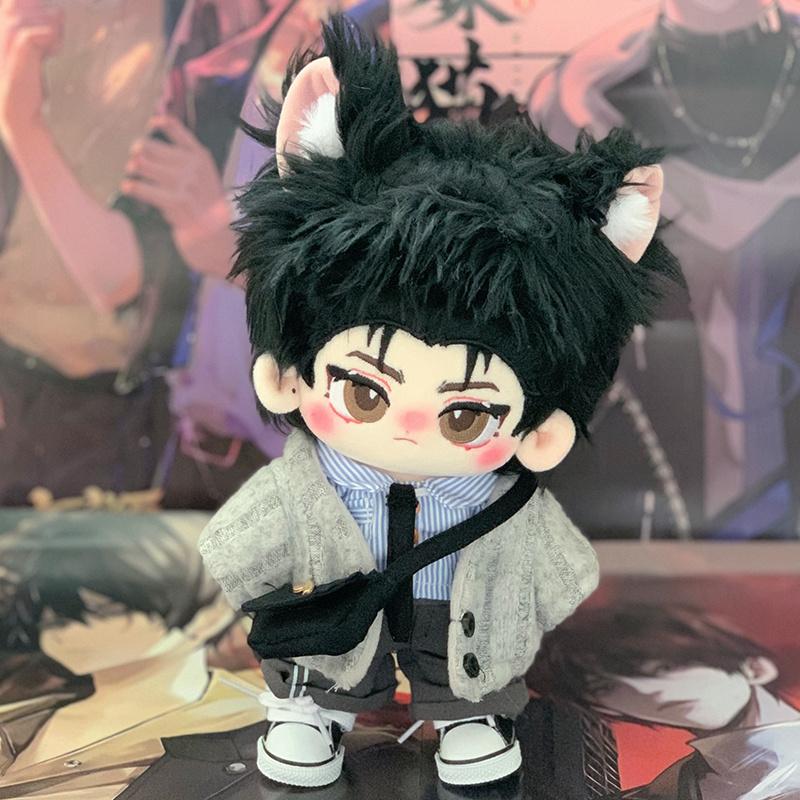 20cm Cute Cartoon Plush Anime Figure Idol Dolls Stuffed Toy Kawaii Cotton Doll Can Change Clothes Birthday Gift for Kids