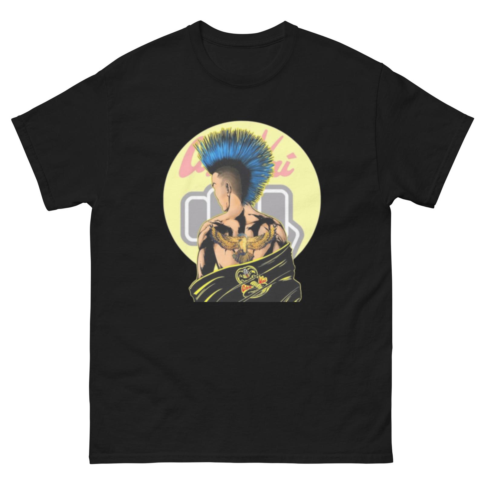 Unisex Hawk Tee, Eli Hawk Moskowitz T-Shirt Mens Womens Tees Top, Custom Cobra Kai Character Tee S