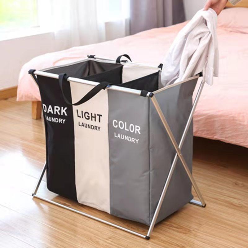 Foldable Laundry Basket Waterproof Dirty Clothes Toys Organizers Home Laundry Basket Storage Dirty Clothes Lid Dirty Clothes Storage Clothes