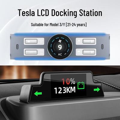 Ecran LCD cu control central Tesla Model 3/Y compatibil cu buton (2021-2024)