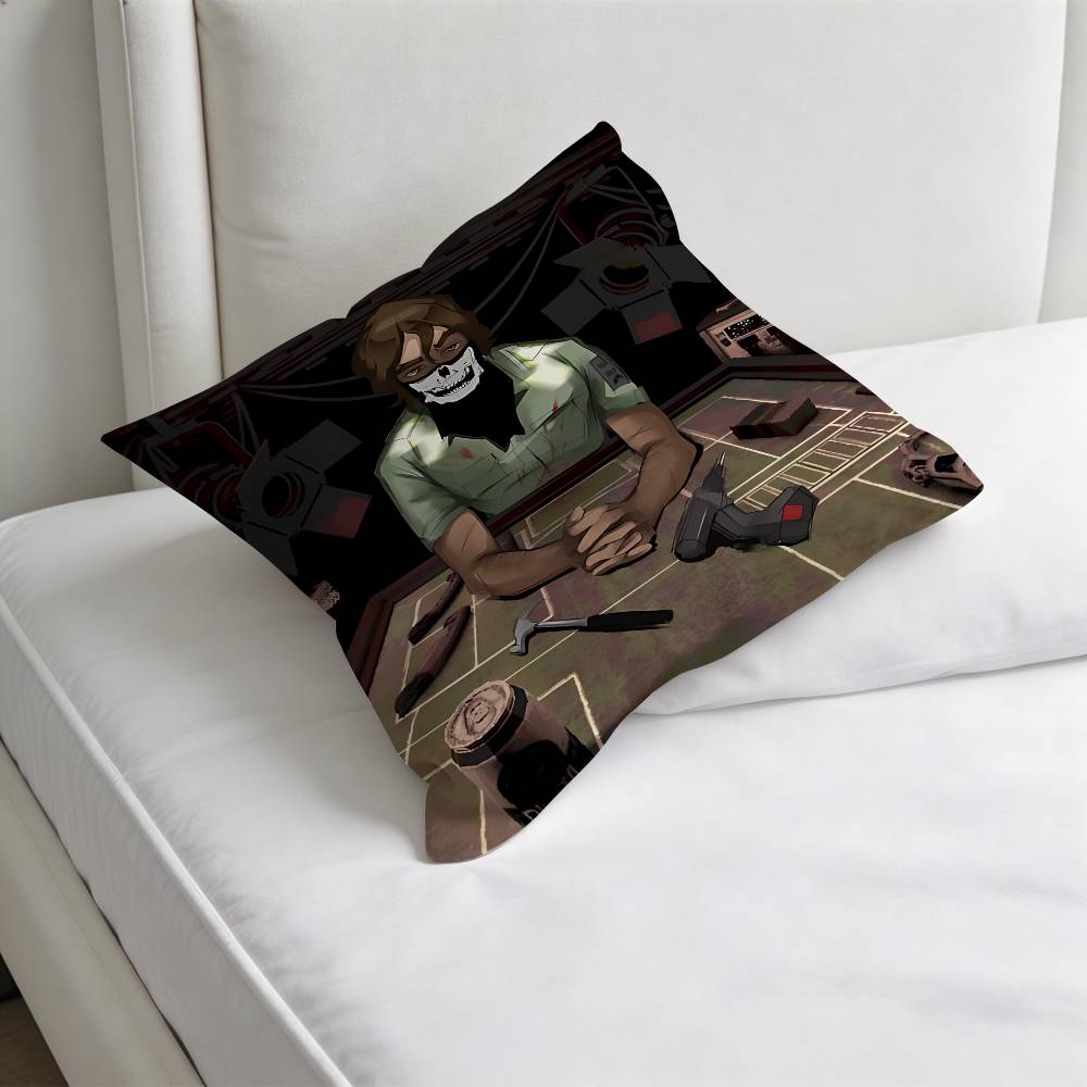YYKMET SStrade Cool Fashion Square Pillow Case Durable Throw Pillow Cover for Sofa Couch Chair