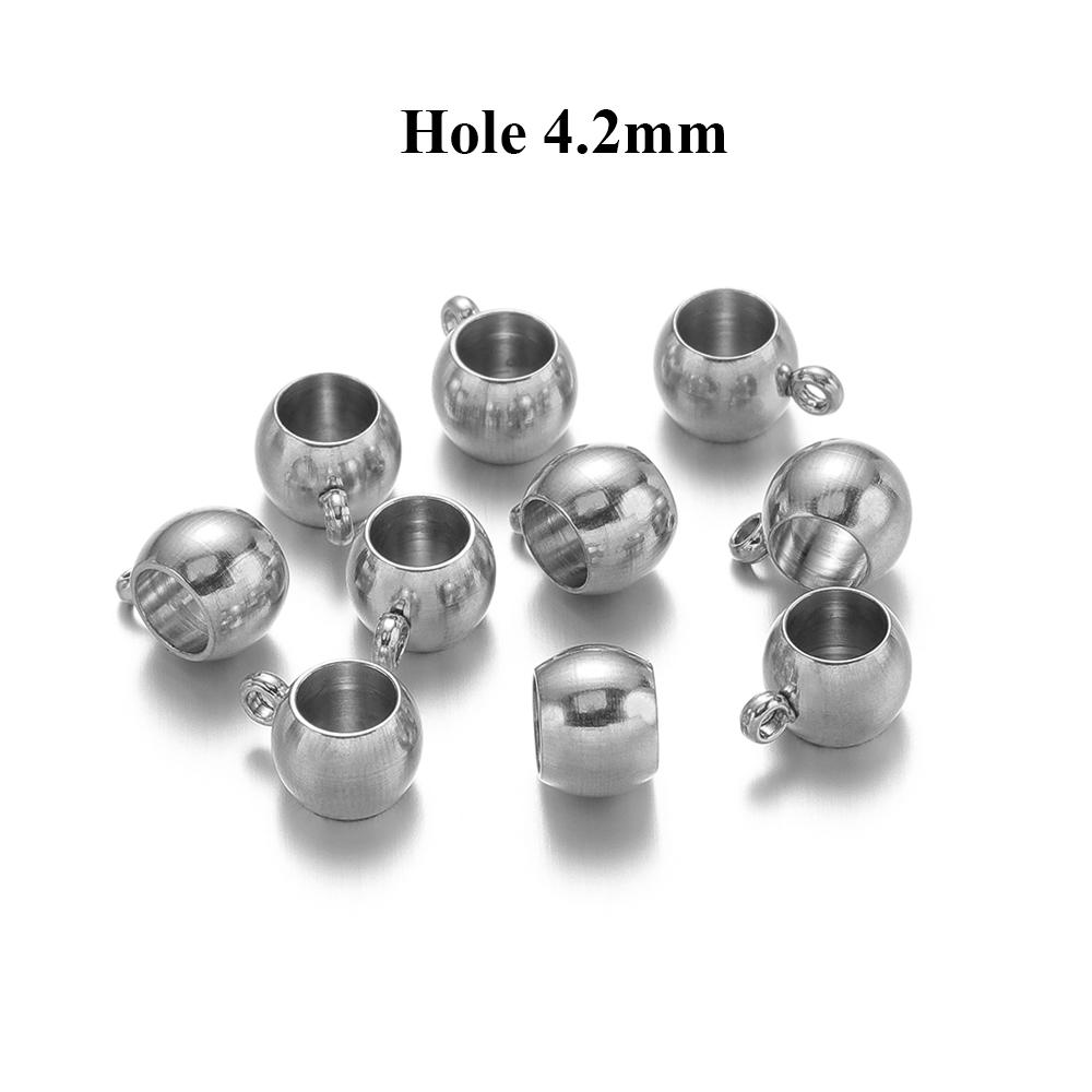 

20pcs Stainless Steel Big Hole Clip Clasp Pendant Clasps Hook Spacer Loose Beads Jewelry Making Charms Bracelets DIY Supplies