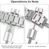 Professional Watchband Removal Tool Kits For Easy Adjusting And Replacing Watch Straps With Stable Metal Construction