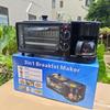 Multifunctional All-in-One Breakfast Maker: Coffee Machine, Toaster & Oven with Smart Timer
