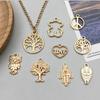 KC Gold Alloy Owl & Butterfly Pendant Charm for DIY Bracelets/Necklaces