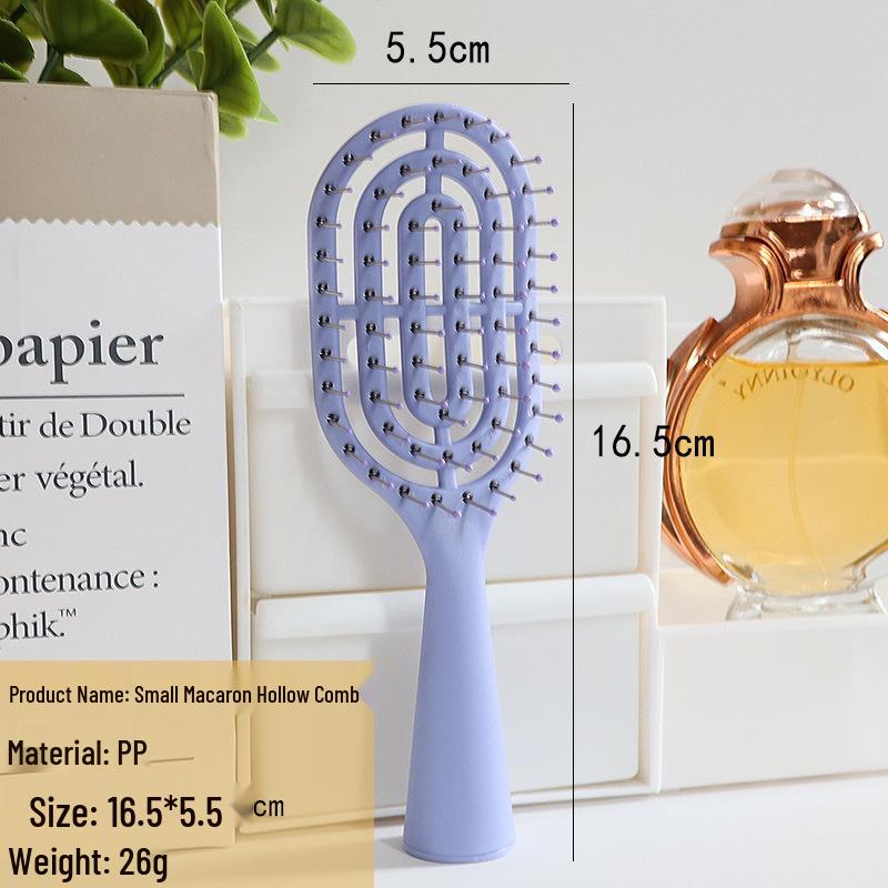 

Fluffy Hair Curved Massage Comb with Long Handle for Curly Hair