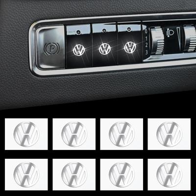 Voor Volkswagen Autologo Metalen Stickers Decoratief Embleem Voor Volkswagen GOLF 5 Tiguan Polo Golf 6 Golf 7 Jetta Magotan Bora Scirocc