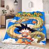 Goku Dragon Ball Print Blanket Warm Comfortable Flannel Blanket Suitable for Bedrooms,Sofas,Beds,Chairs,Picnics,Travel