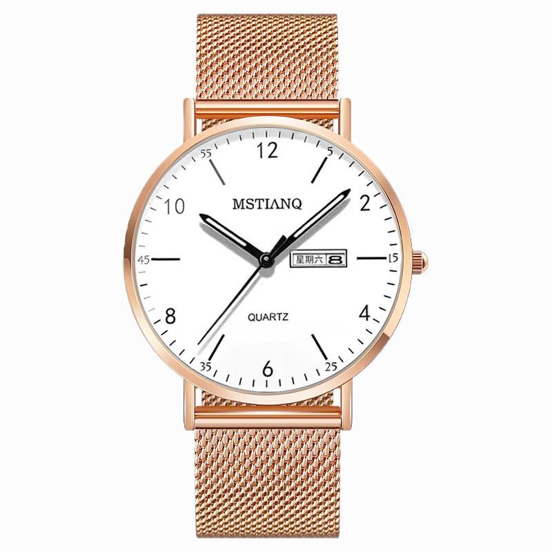 Year Watch Male Junior High School Student Male Simple Temperament Wind Luminous Electronic Quartz Men'S Watch