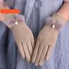 New Touchable Screen Winter Gloves Warm Full Finger Driving Mittens Skiing Gloves Unisex