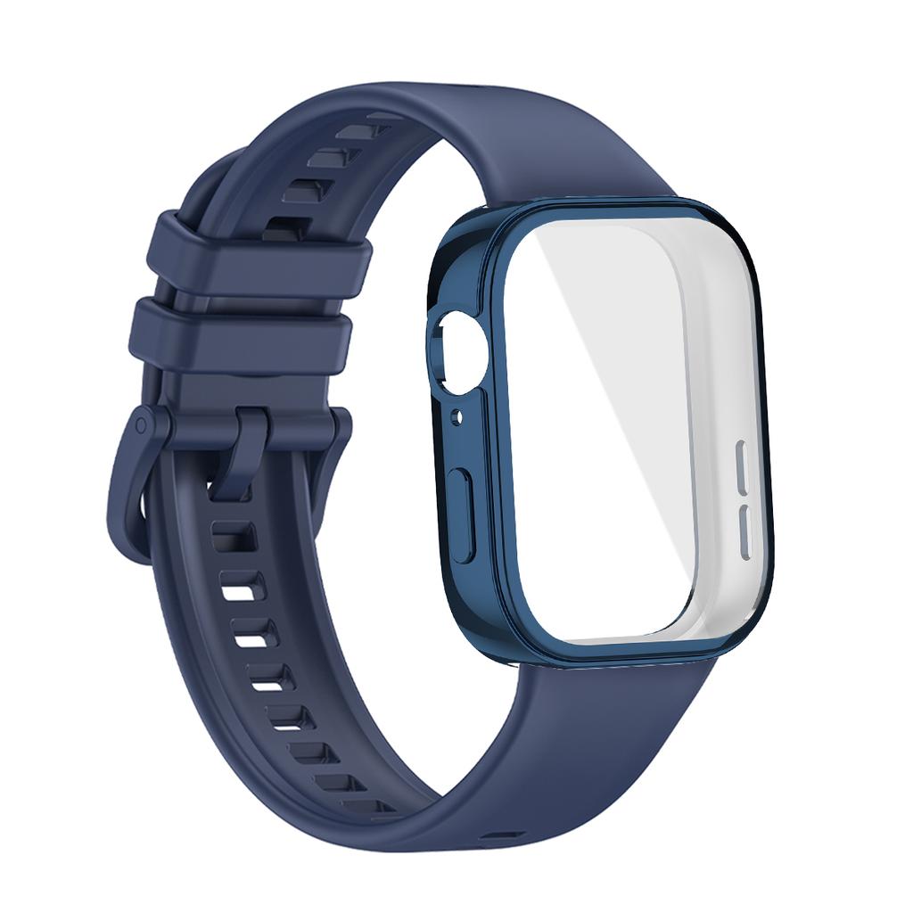 Für Huawei Watch Fit 3 Armband Weiches Silikon Sportuhrband + TPU Weiche Hülle Atmungsaktives Smartwatch Armband Für Huawei Fit3 Correa