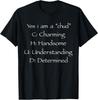 Ja, ich bin ein CHUD Charmant Hübsch Verständnisvoll Entschlossen Unisex T‑Shirt