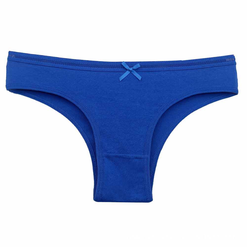 MOONFLAME Women s Sexy Low-Rise Cotton Thong Underwear Medium королевский синий