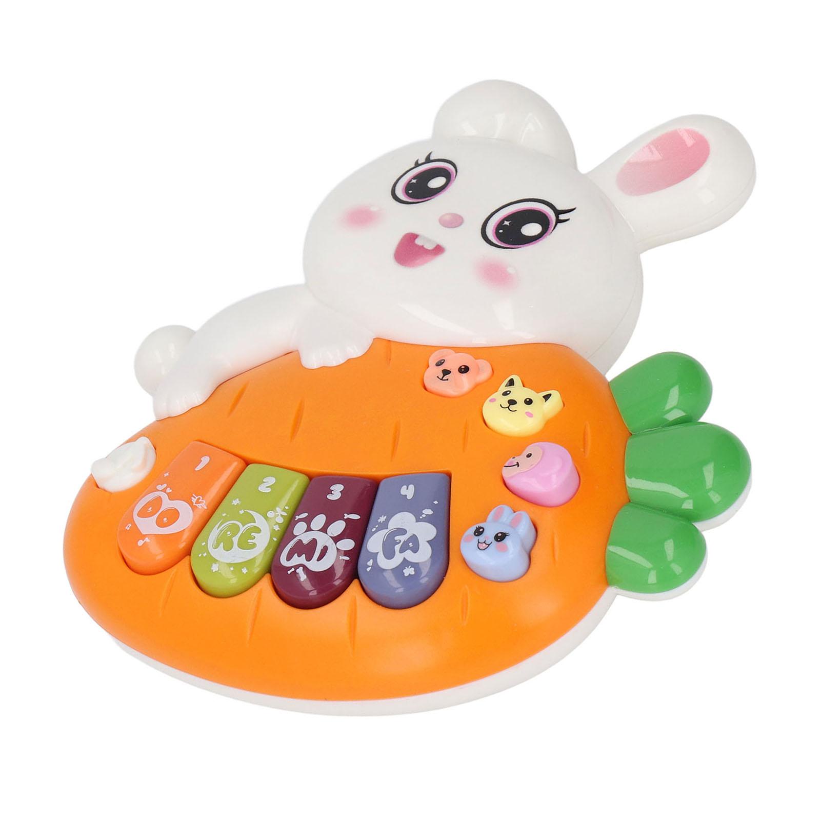 

Baby Piano Keyboard Toy Animal Cartoon Cute Early Learning Educational Children Electronic Organ Musical Toys for Boy Girl